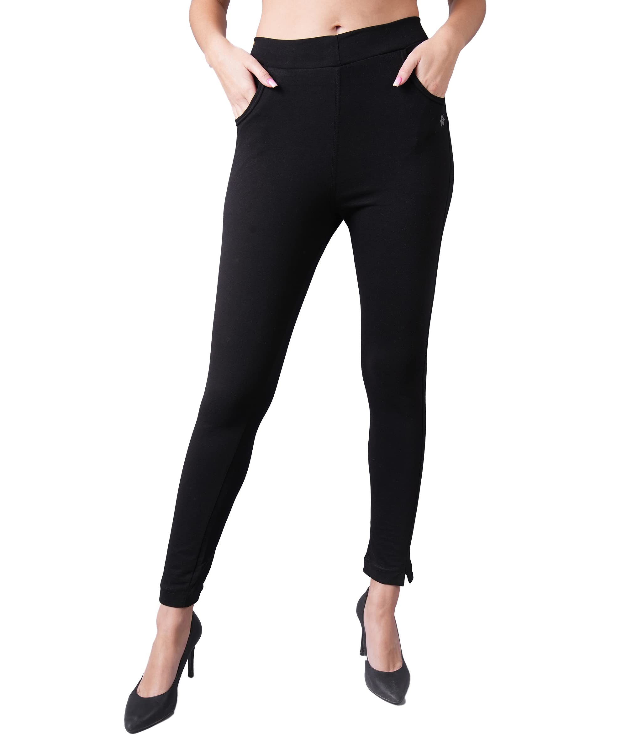fortuner leggings Women's Skinny Fit Ankle Pocket Leggings | Bottom Wear | Pants for Women | Kurti Pants-picture-11