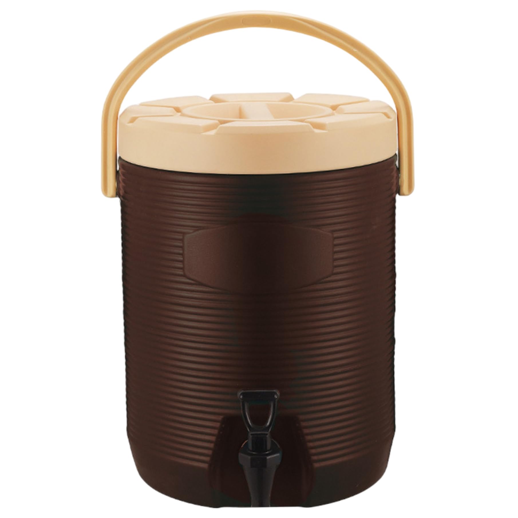 Dispensador de bebidas aislado con grifo Dispensador de bebidas frías y calientes de 2 galones con interior de acero inoxidable Jarra de agua aislada portátil para café, té, leche con chocolate
