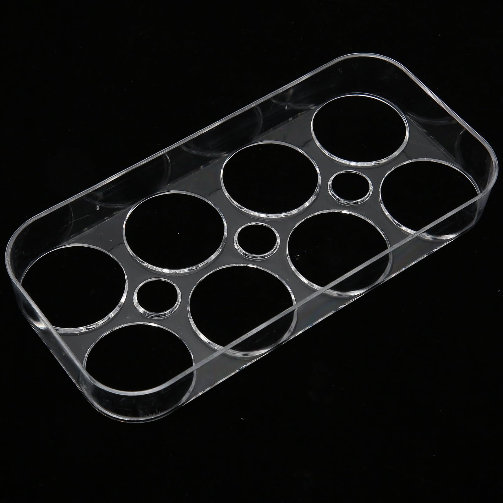 Transparentes Kühlschrank-Eierablage-Set, 2 Stück, Unabhängige Eierhalter mit 8 Gittern, Praktische Eieraufbewahrung für Küchenschränke