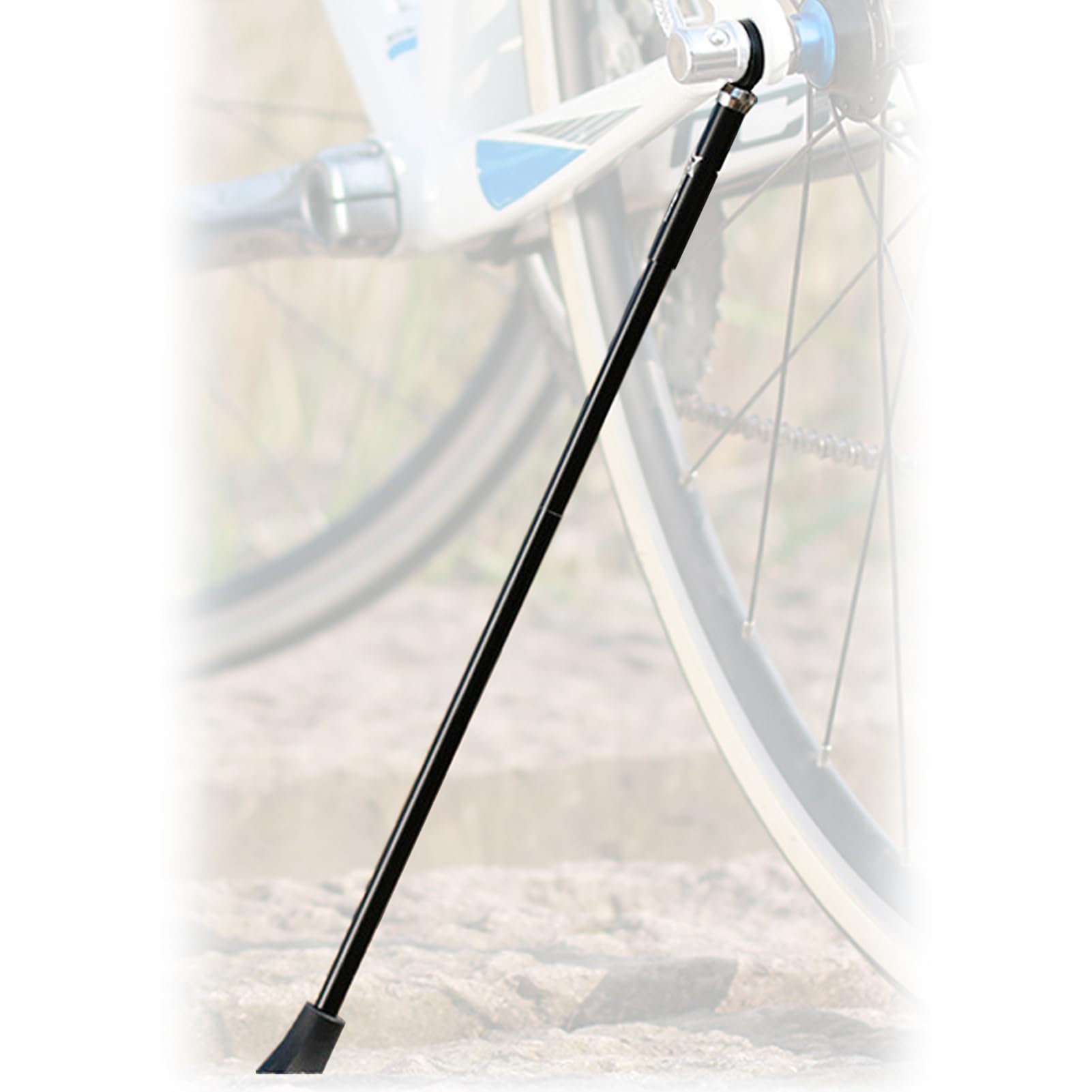 equlup Bicycle Kickstand, 13.9 Quick Release Center or Rear Mounted Side Support Parking Stand Road Mountain Bike Accessory for Upright Storage