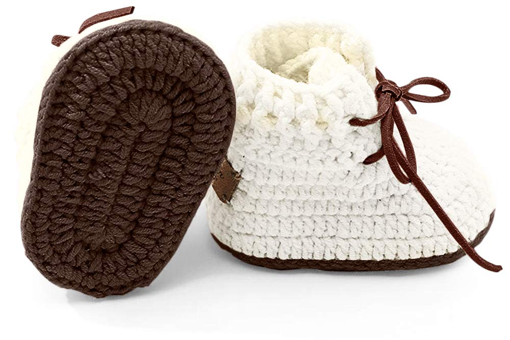 Crochet Baby Shoes EMBROIDERY & ORIGAMI