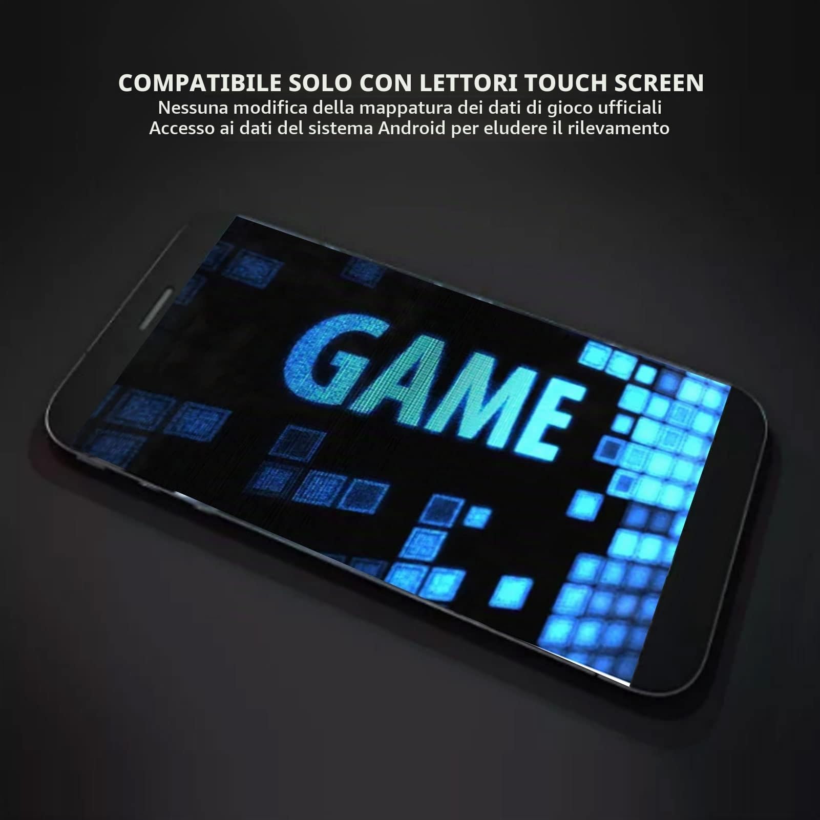 Combo Tastiera e Mouse da Gioco a Mezza Mano, Convertitore Mouse Tastiera Meccanica da Gioco 4 in 1, Tastiera Retroilluminata a LED a 39 Tasti Cablata per Android, Harmony, IOS da