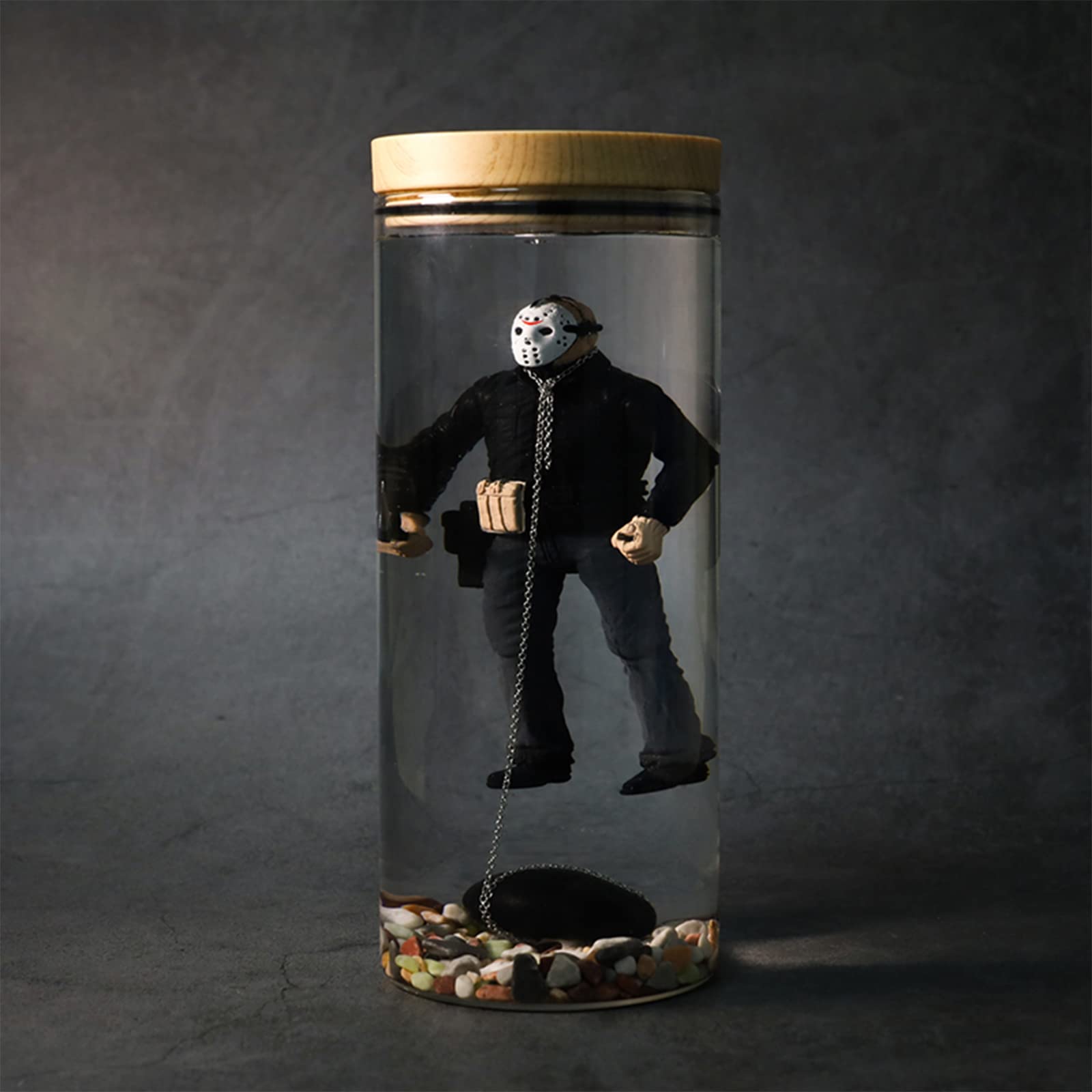 fish tank accessories jason voorhees Underwater Resin Lamp – ResinViet Gidenfly Friday 13th Water Lamp,