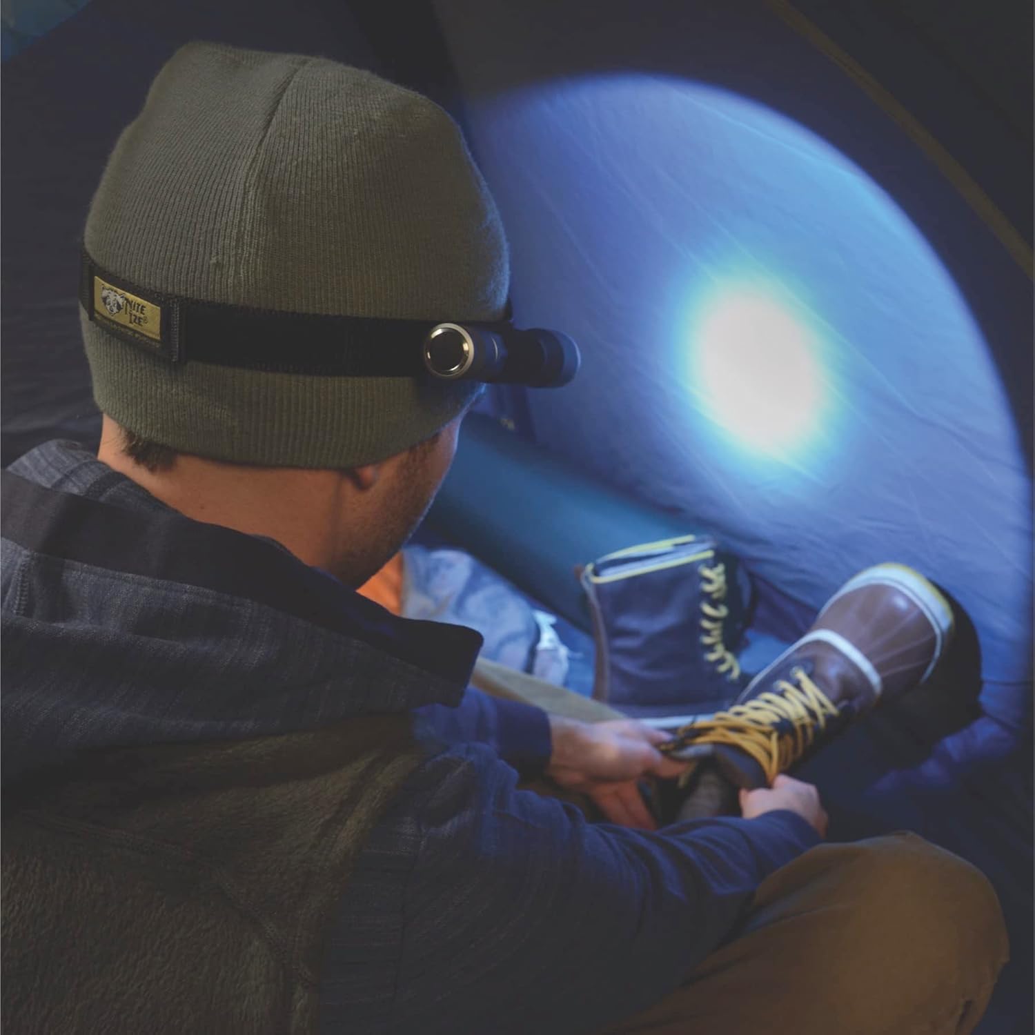 Nite Ize Headband Flashlight Holder - Black (6-Pack)