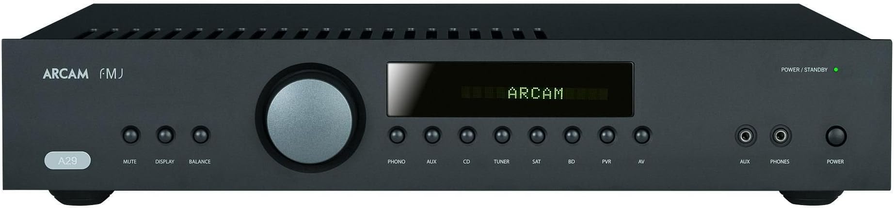 Arcam FMJ A29 Integrated Stereo Amplifier with 80 Watts Per CH & Turntable/Phono MM Input - Black