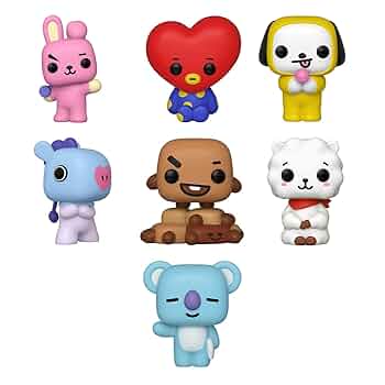 BT21 まとめ売り shooky ショッキー MANG KOYA Funko Pop!: Bundle of 7: BT21 - Koya, RJ, Shooky, Mang