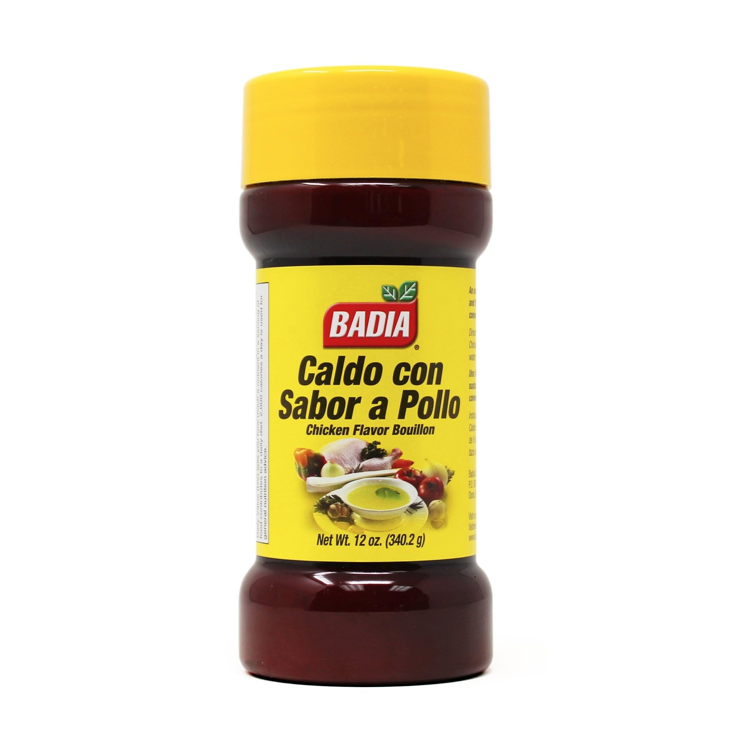 Badia Chicken Flavor Bouillon, 12 oz – Rich Natural Savory Seasoning for Soups, Rice, Stews & Marinades