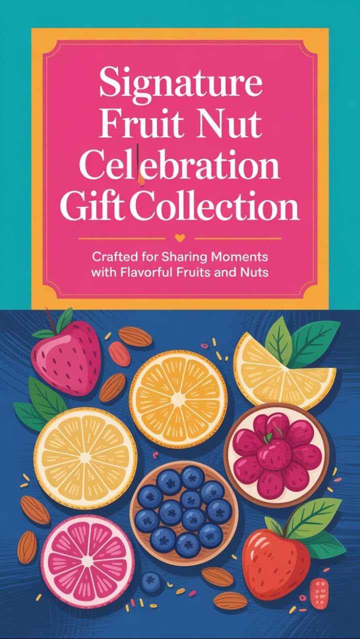 Signature Fruit Nut Celebration Gift Collection: Crafted for Sharing Moments With Flavorful Fruits and Nuts