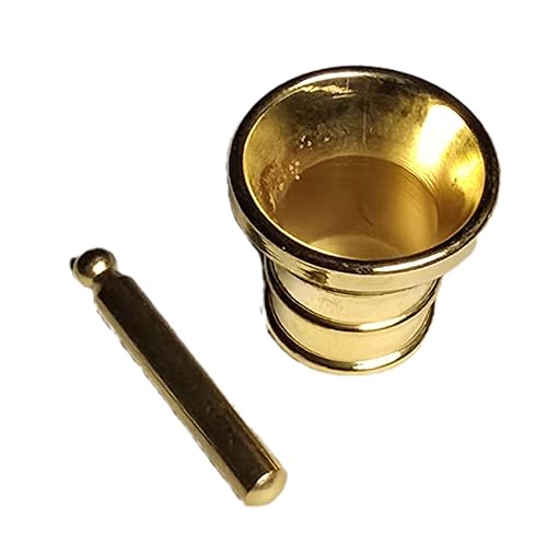 Miniatura 2 de Mortero en miniatura chapado en oro 18K
