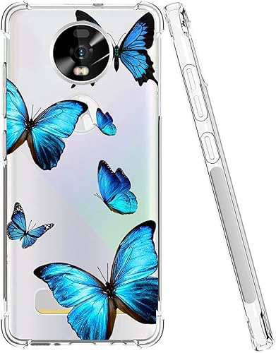 Miniatura 2 de Funda para Moto Z4, para Motorola Z4 Play Funda transparente para niñas y mujeres, TPU suave a prueba de golpes, funda protectora transparente para