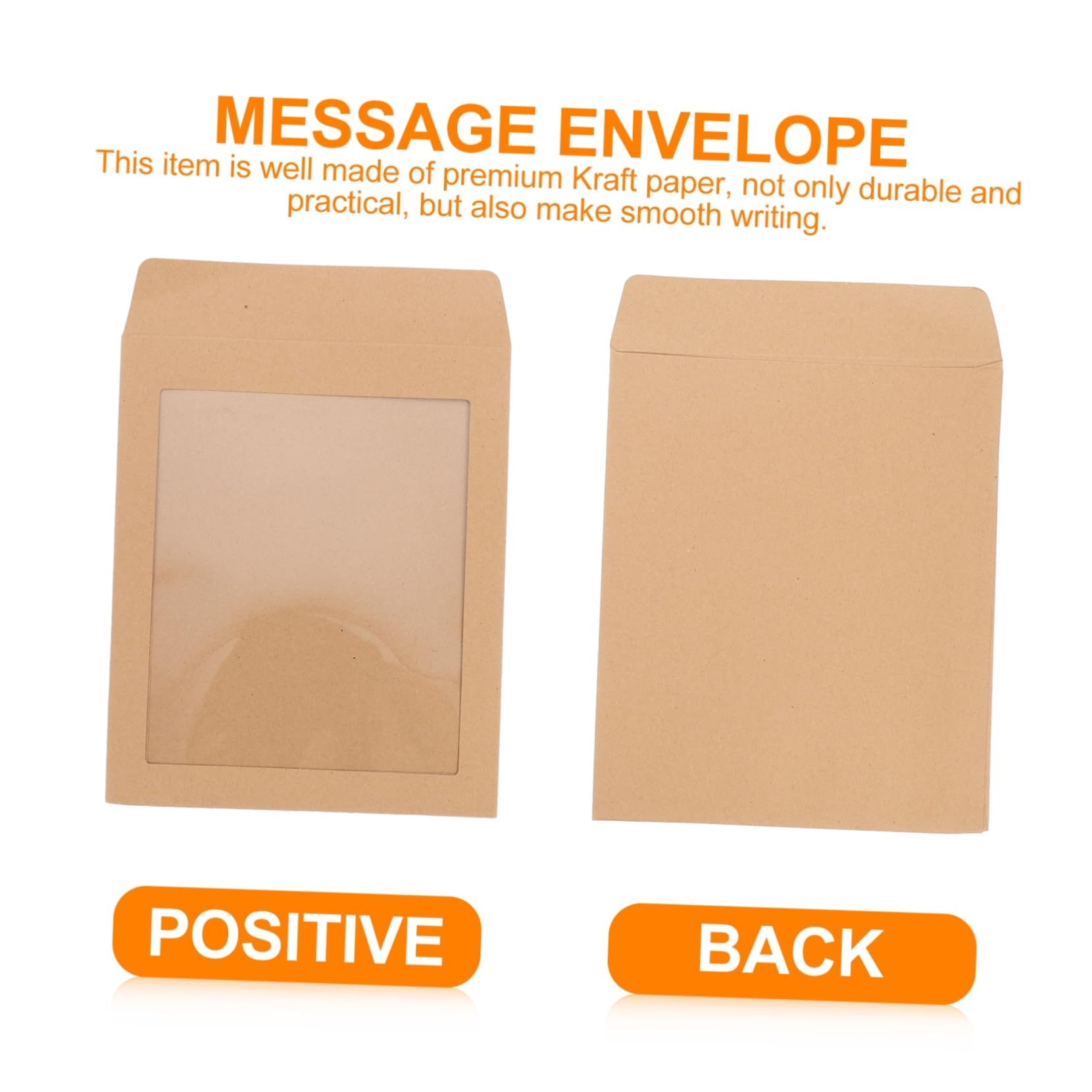 Buste in Carta Kraft Film 25 Pezzi, Eleganti per Invii