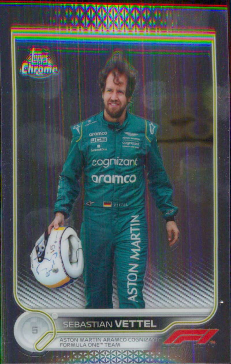 2022 Topps Chrome Formula 1#10 Sebastian Vettel Racing Card - GotBaseballCards