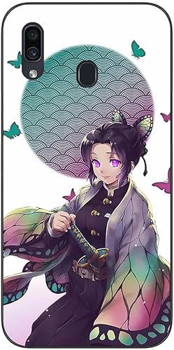 Miniatura 5 de Black Soft TPU Rubber Protective Anti-Slip Shockproof Fashion Case Cover Compatible with Samsung Galaxy A30 A20 Hashibira Inosuke Anime Japan Anime04