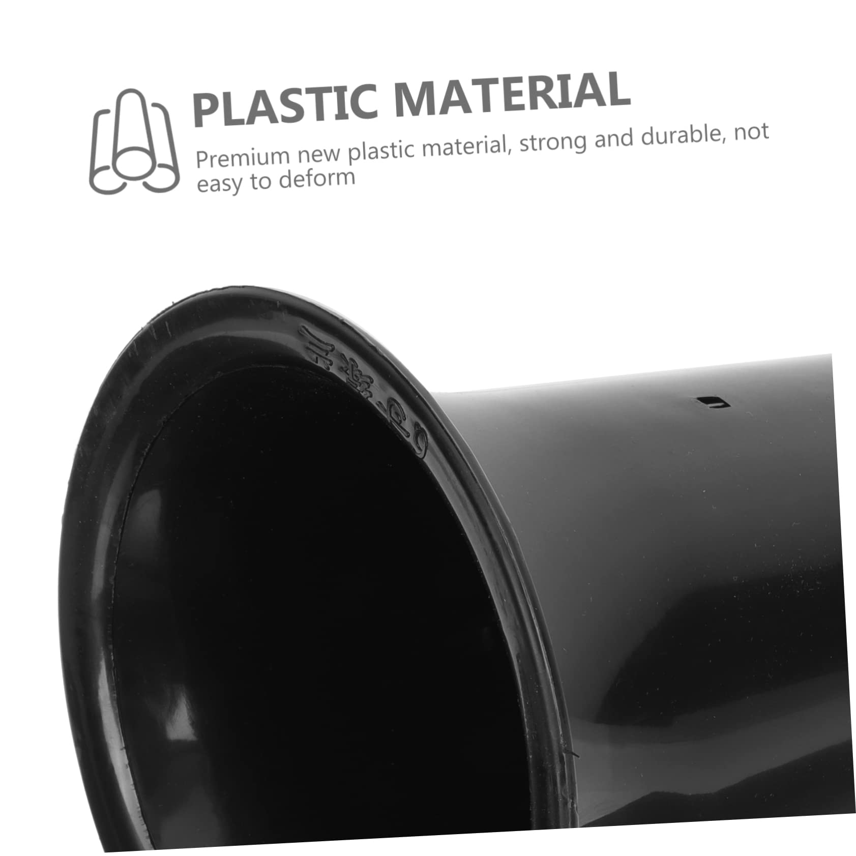 POPETPOP 10pcs Pots de Fleurs Orchidée en Plastique Noir Perméables Contrôle des Racines pour Jardin et Plantes D'intérieur Design Simple et Pratique