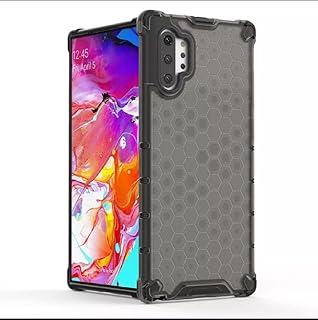 Compatible with Samsung Galaxy Note 10 Plus Honeycomb Case Shockproof Camera Protection Cover Compatible with (Samsung Galaxy Note 10 Plus) (Grey)