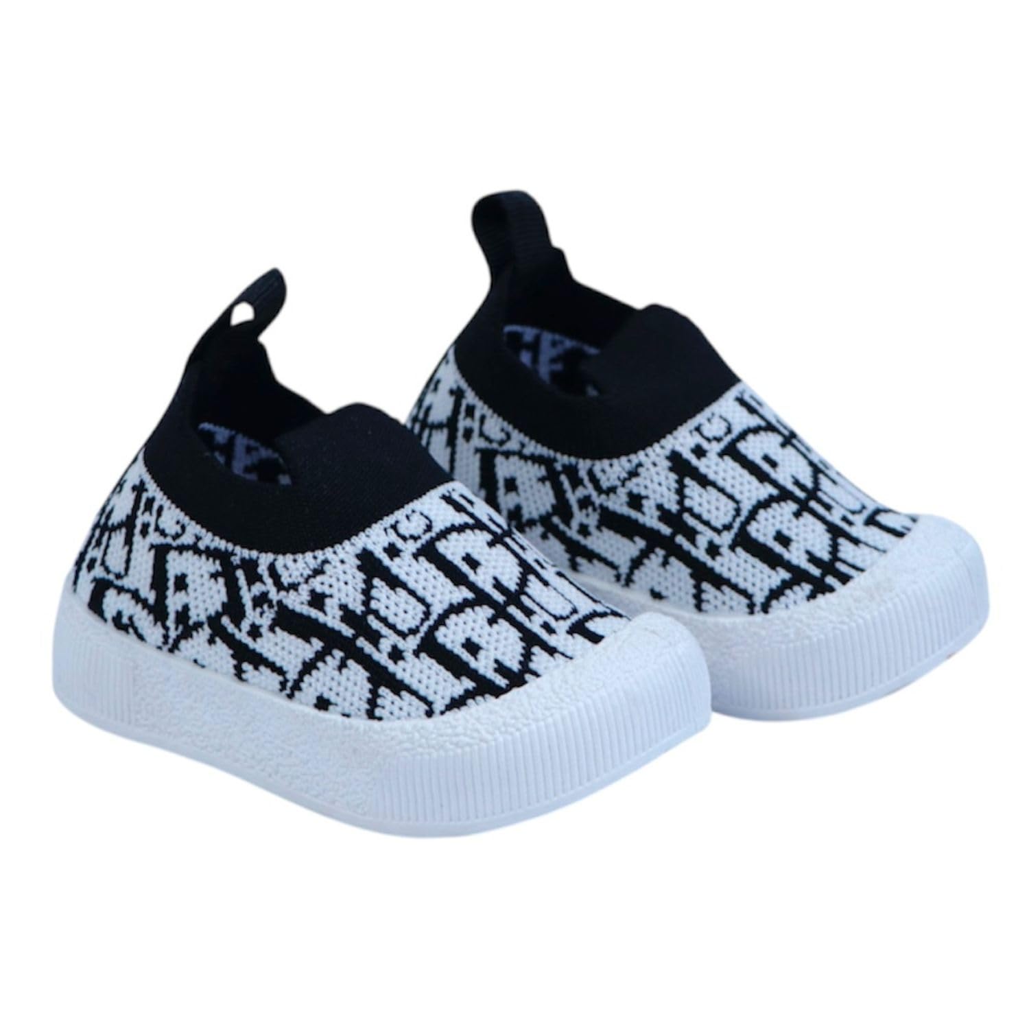 Baby Choo Choo Shoes for Boys & Girls | Soft Slip-On Toddler Shoes with Whistle Heel | Breathable Knit Upper | PVC Sole | Ages 6 Months–3 Years