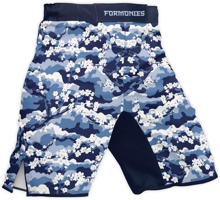 Camo Men's MMA Shorts for Workout Training - BJJ Fight Shorts for Jiu Jitsu Muay Thai Grappling