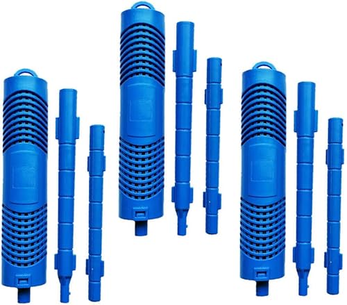 Joepoe SPA Mineral StickHot Tub Stick Parts con cartucho de 4 meses de por vida universal para bañera de hidromasaje y piscina (azul, paquete de 3)