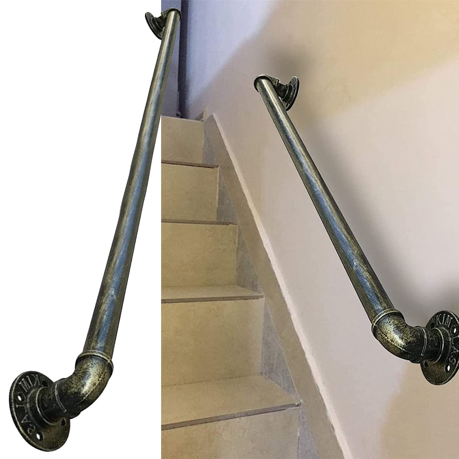 Supports de balustrade d'escalier de style rétro, quincaillerie ornementale haut de gamme