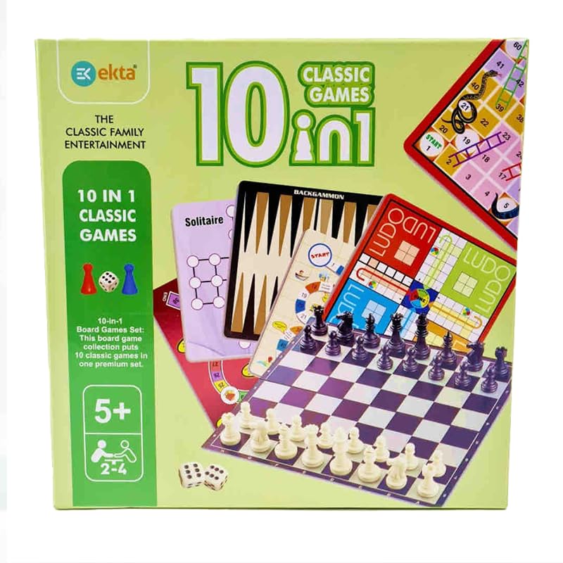 Buy 10 in 1 Classic Board Games for Kids|Help to Boost Decision