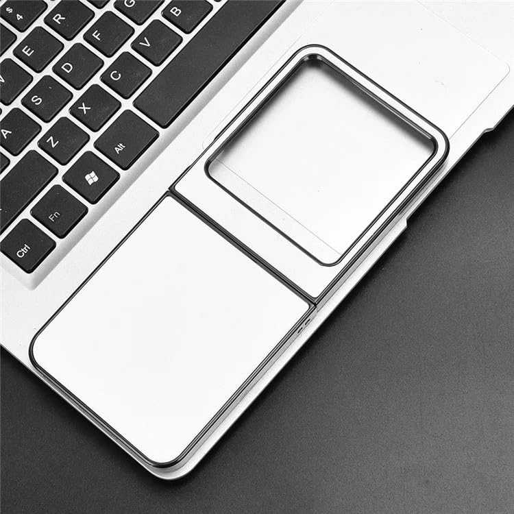 Image of SkyTree Tecno Phantom V Flip 2 5G, Back Case Cover Hard Polycarbonate Lightweight Case Full Body Protective Back Cover Case for Tecno Phantom V Flip 2 5G - White Texture