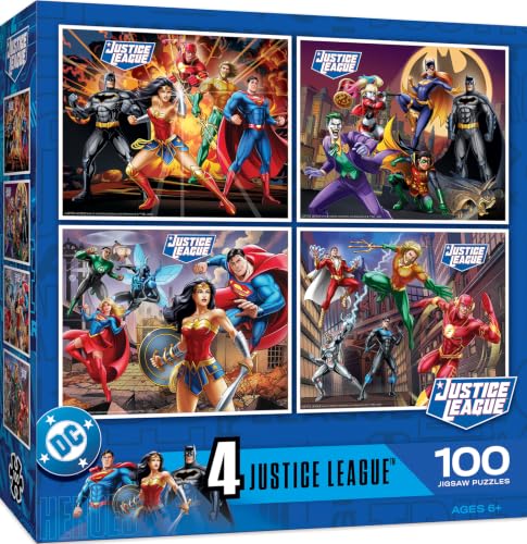 Justice League 4-Pack Puzzles