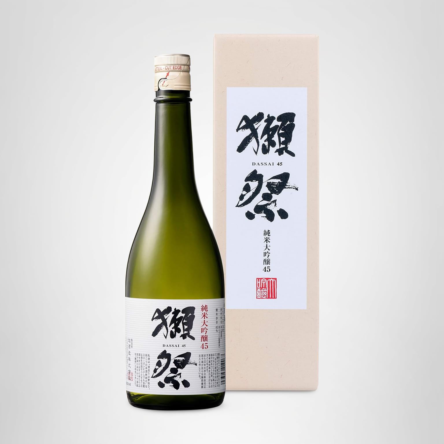 Amazon.co.jp: 獺祭(だっさい) 純米大吟醸45 箱入り [ 日本酒 山口県