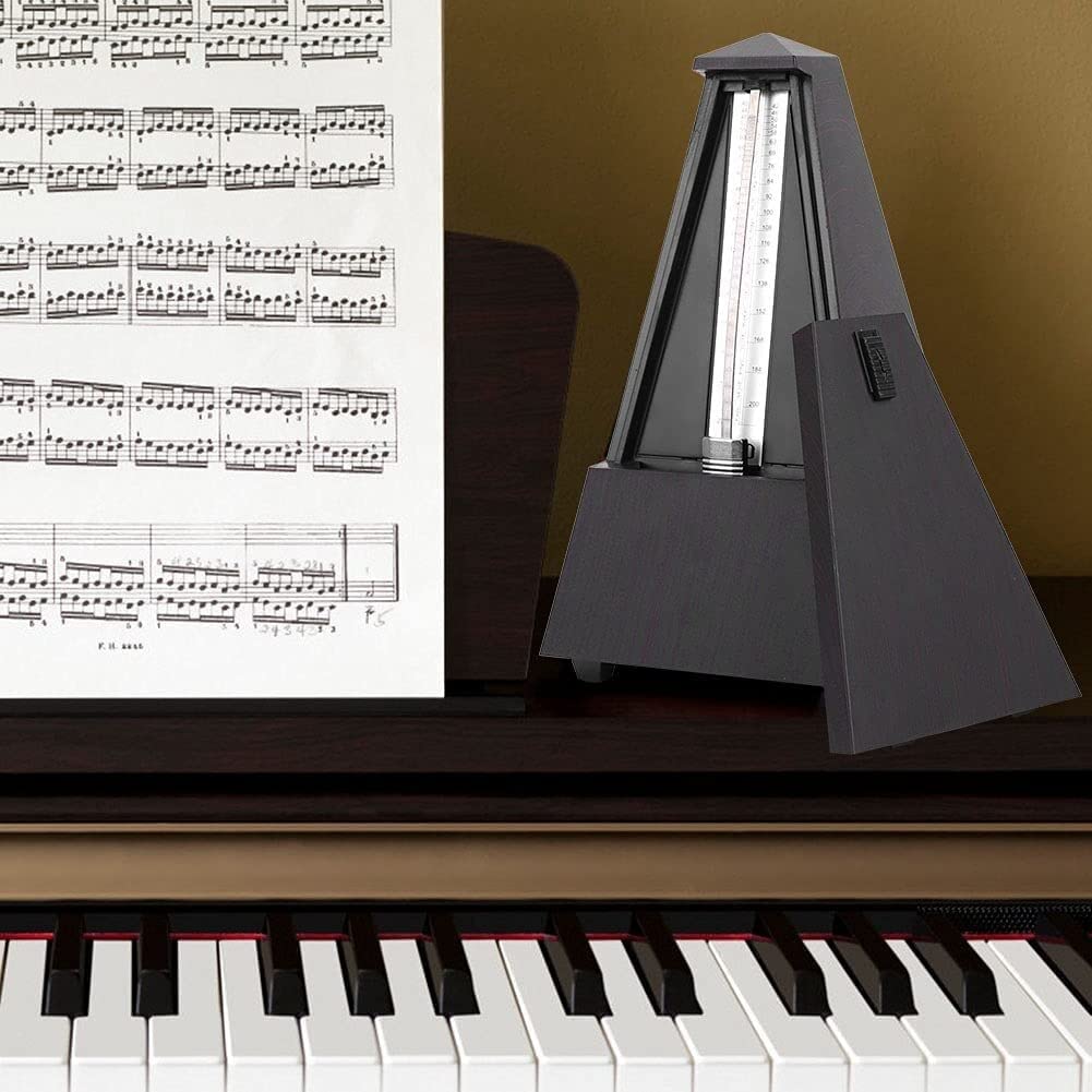 Mechanisches Metronom, Turm-Metronom, Mechanisches Metronom-Stimmgerät mit Nylonkern, Musikzubehör for Kinder und Erwachsene im traditionellen Stil(B)