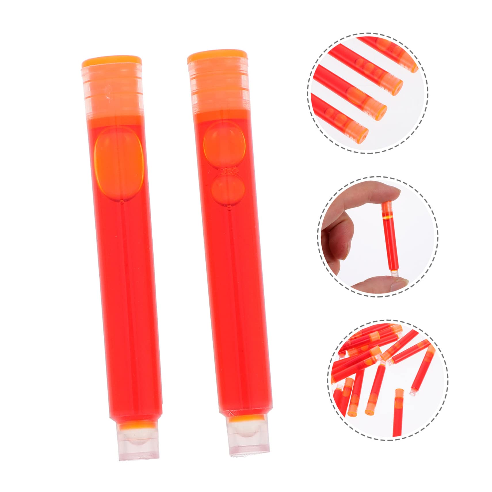 SHINEOFI 100pezzi Ricariche Colorate Per Stilografiche Inchiostro Cancellabile Assorbimento Per Scuola e Ufficio