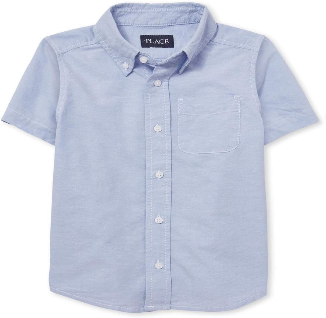 The Children's PlaceBoy's 3420 Short Sleeve Button Up Shirt Shirts