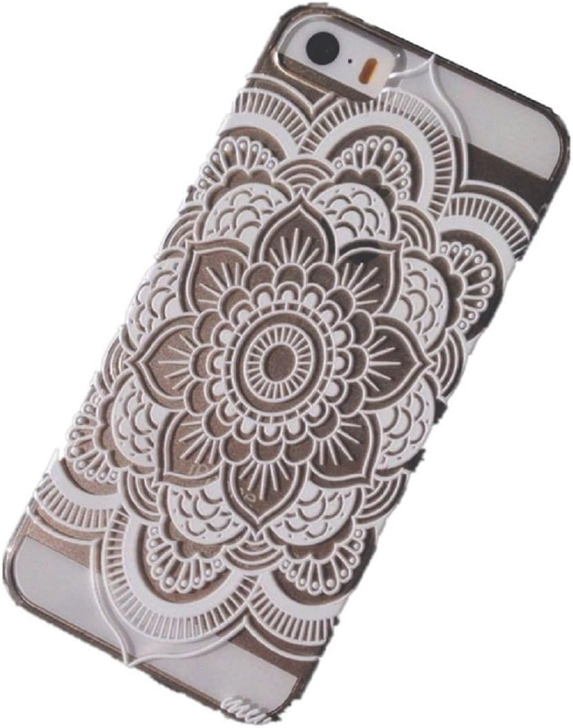 Acefast INC Plastic Case Cover for Iphone 5 5s 5c Henna Full Mandala Floral Dream Catcher (For iPhone 5 5S) (white)