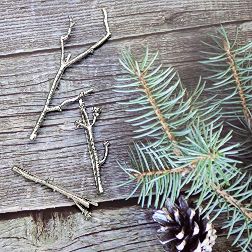 Rechicgu Silver Plated Chic 4Pcs Christmas Tree Branch Hair Pin Headband Dress Snap Barrette Clip Fascinator #TOP3