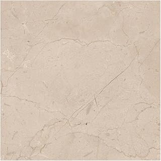 Crema Marfil 12x12 Polished Marble Tile – Natural Stone Square for Bathr...