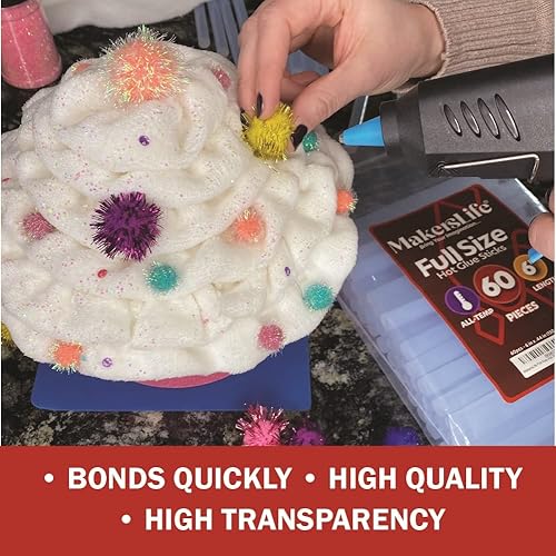 Miniatura 6 de Barras de pegamento caliente de tamaño completo y tamaño mini a granel, barras de pegamento transparentes para todo tipo de temperaturas para arte,