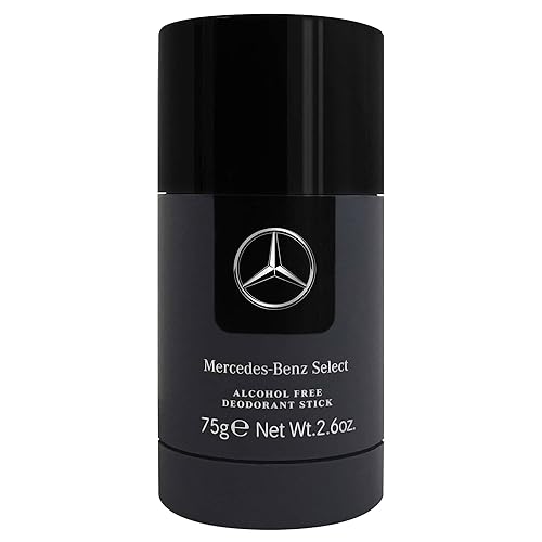 Mercedes-Benz Select - Notas de bergamota, menta y pachulí - Fragancia sensual para hombres - Se desliza suavemente - Sin alcohol - Mantiene la piel