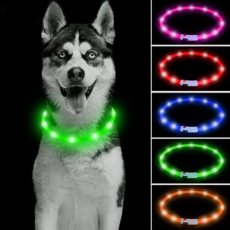 ebay light up dog collar