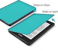Vista 4 de TNP Funda para Kindle Paperwhite 10 generación10 generación 2018 Funda inteligente delgada y ligera con encendido automático de reposo compatible