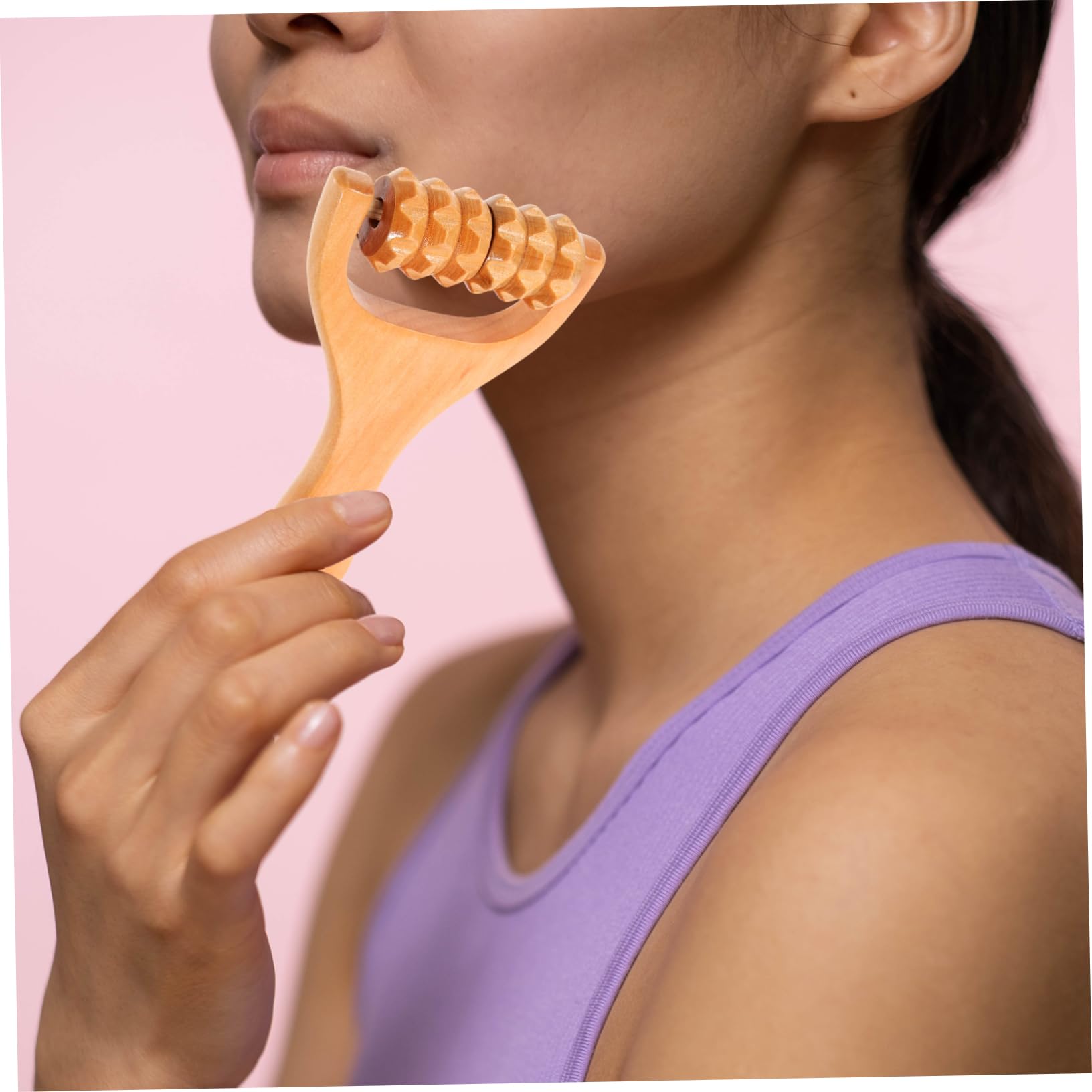 Healvian 12piezas Rodillo De Masaje De Madera Para Espalda y Cuello De Maderoterapia Manual Masajeador De Portátil y Para Casa y