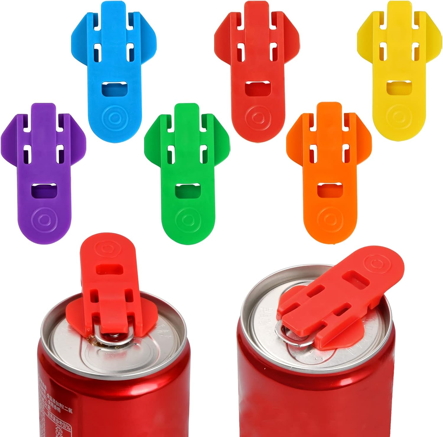 6 Stück Getränkedosenöffner Tragbar Dosenverschluss Getränkedosen