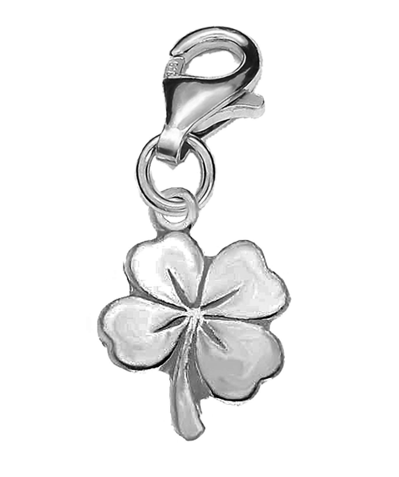 Eurojewellery ej925 Sterling Silver Miniature Lucky Clover Leaf Charm C46C