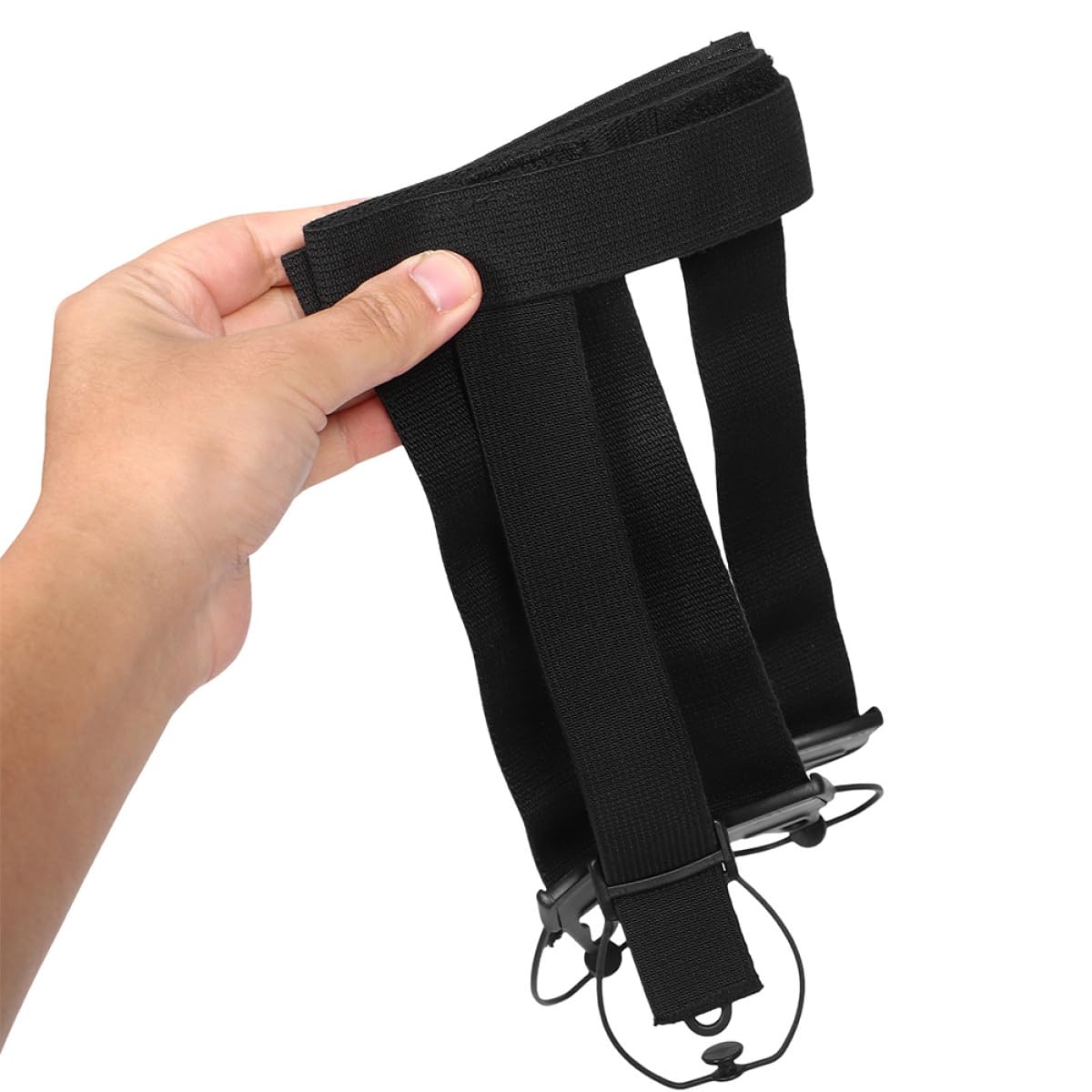 Verstellbarer Eishockey Torwart Strumpfgürtel aus Polyester mit Einfachem Clip Design und Sicherem Halt für Trainingseinheiten und Spiele
