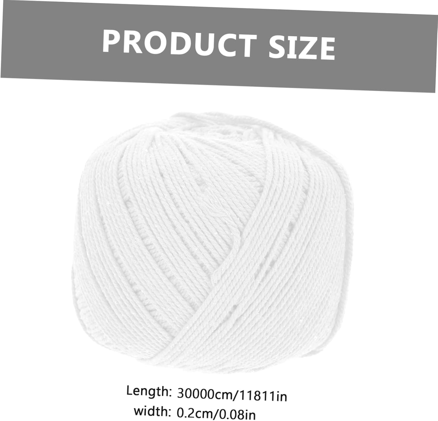 Generic Cotton Macrame Cord Handmade Rope Jute Rope for DIY Twine for Crafting Woven Bag Thread