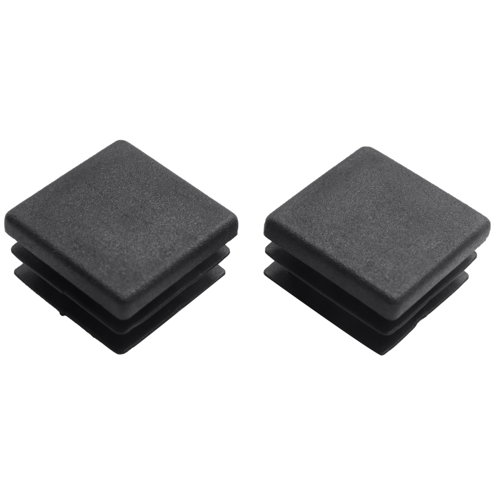 800Pcs Kunststoff Vierkantrohreinsätze Verschlusskappen 20Mm X 20Mm Schwarz