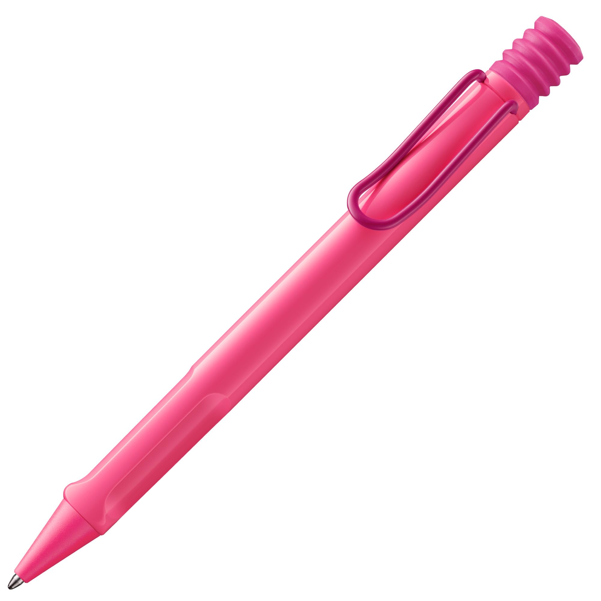 Lamy safari neonpink - Ballpoint Pen with ergonomic grip & line width M - for pleasant long writing - made of robust ASA plastic – including large capacity refill M 16 in black — image 1