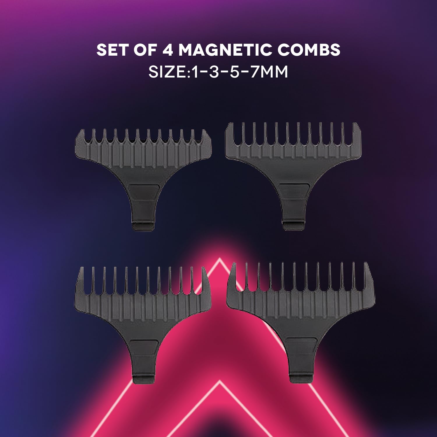 Gamma+ HITTER UP Trimmer Professionale per Contorni e Barba | Regolabarba e Rifinitore Capelli ad Alta Precisione | Motore Potente 7000 RPM | 2 Ore di Autonomia | Pettini Magnetici | Ricarica USB-C