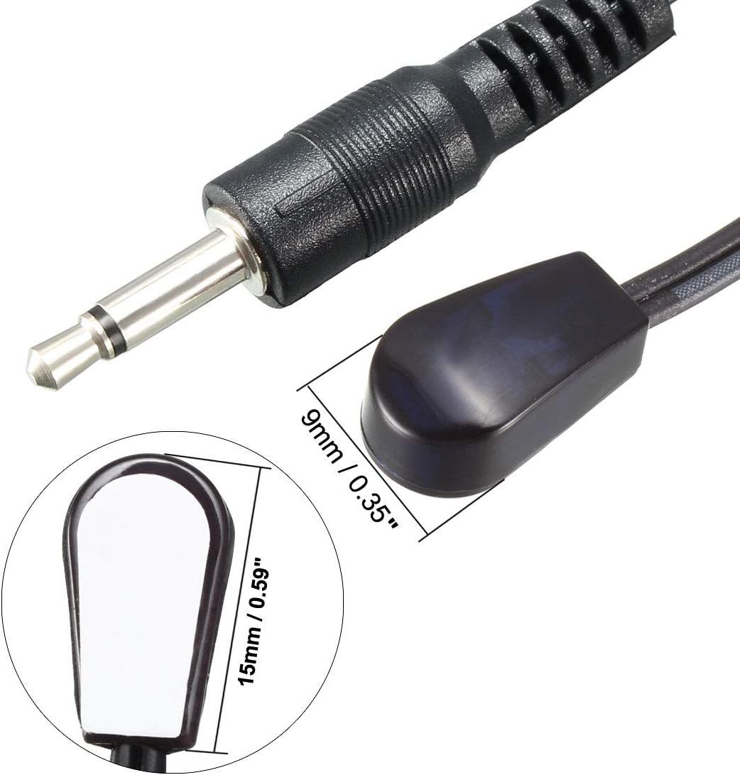 Best uxcell IR Infrared Emitter Extension Cable 4.9ft Long 45 Degree Emission Angle 3.5mm Jack Single Red Head Cheap uxcell IR Infrared Emitter Extension Cable 4.9ft Long 45 Degree Emission Angle 3.5mm Jack Single Red Head