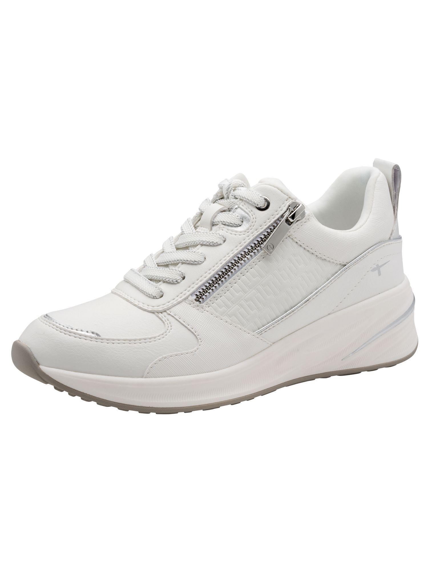 Tamaris Femmes Baskets Basses blanc 42 EU