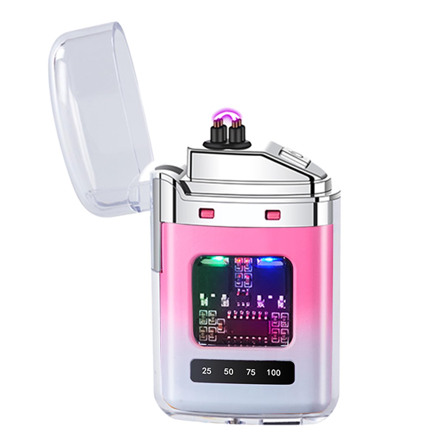 Plasma Lighter, USB Type C, Fire Starter 2nd Generation, Rechargeable, Small, Windproof, Battery Level Display, Fashionable, Anniversary, Gift-image-38