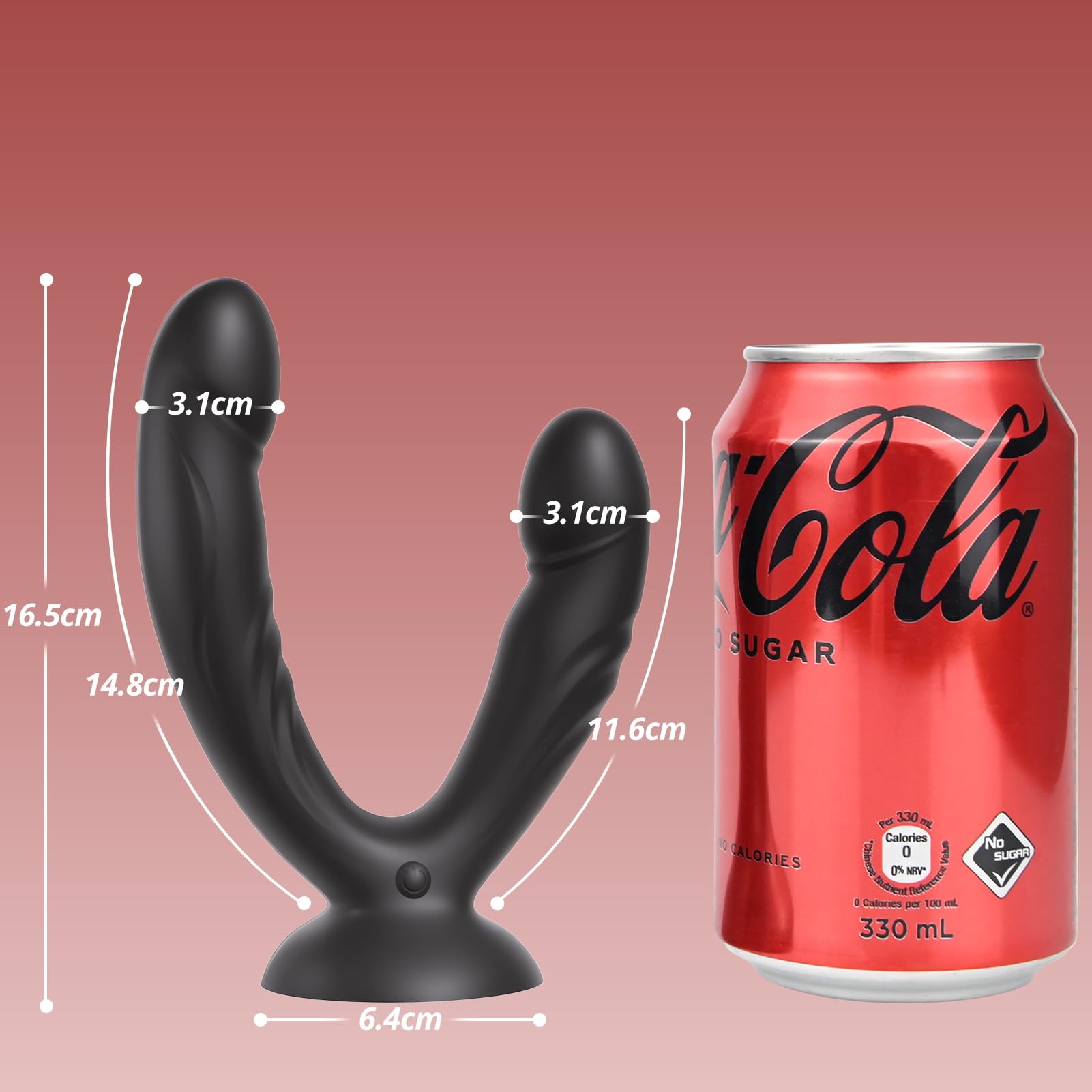 SXOVO Doppio Vibratore Con Telecomando - 10 Livelli Di Vibrazione Per La Stimolazione Del Punto G E Del Clitoride Vibratore In Silicone Liquido Per Coppie, Lesbiche