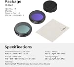 SMALLRIG GO Ultra Filtre Kit pour Insta360 GO Ultra, Conception de snap-on, Inclut ND8 Filtre, CPL Filtre, revêtement de lentille en silicone et tenue de nettoyage - 5862
